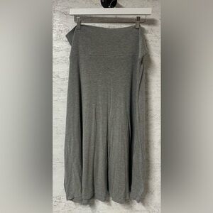 Lock &Love Women's Grey Midi Skirt